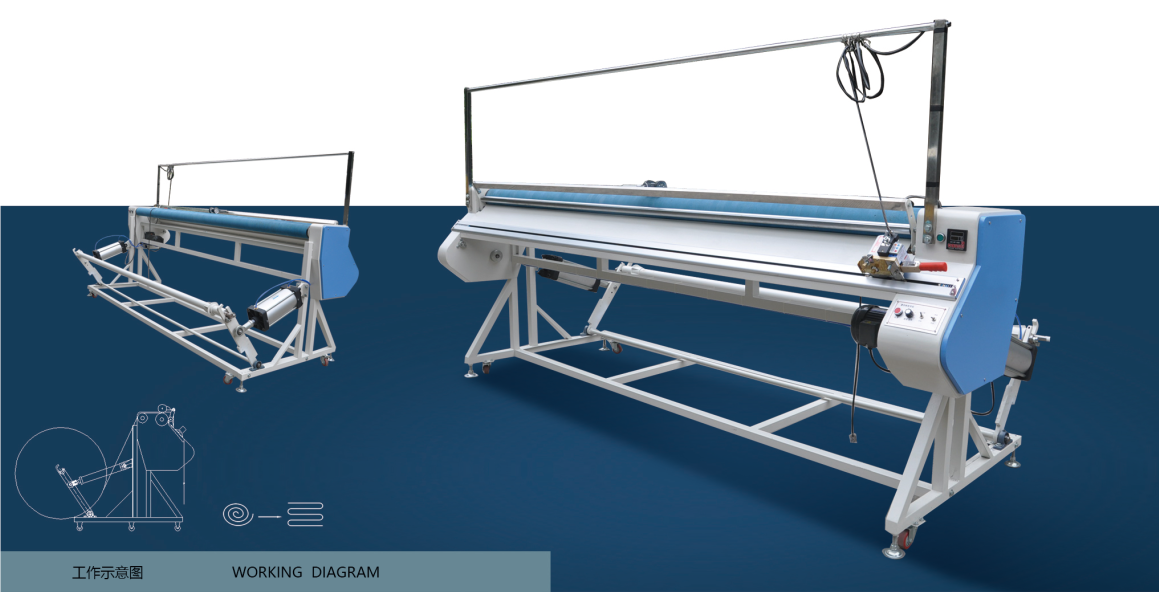 重型大卷布料松布机（配断布功能）